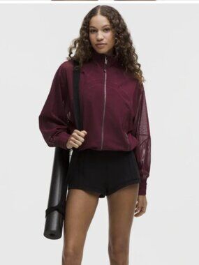 NWT Lululemon Define Relaxed-Fit Jacket *Mech | Burgundy Bay | Size: 6